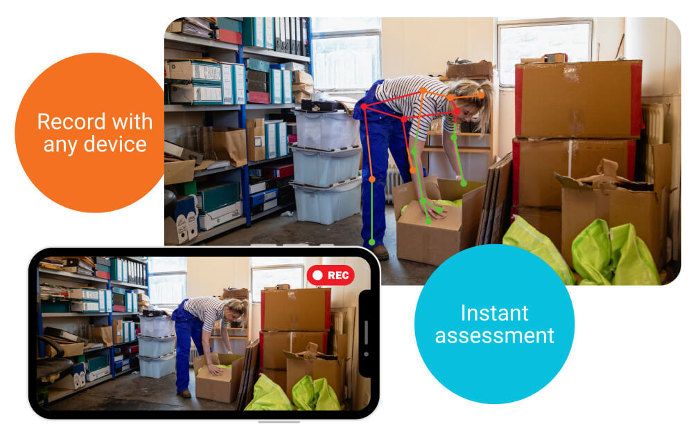 record-on-any-device Record with any device. Instant assessment.